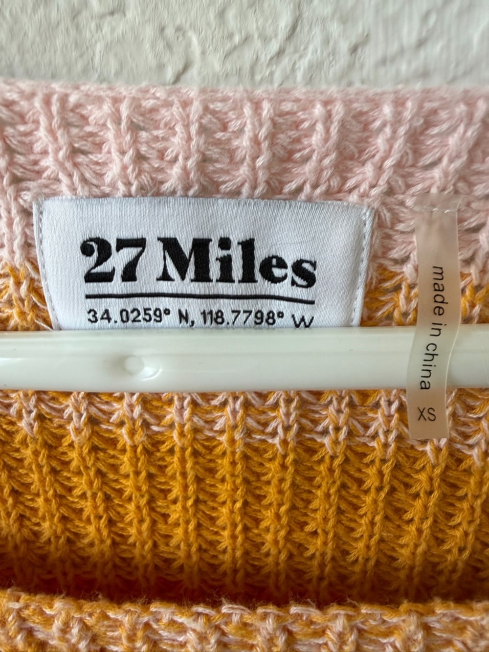 California layer Cropped Coquette Cottage  27 miles malibu kehlani Sweater - Picture 3 of 9